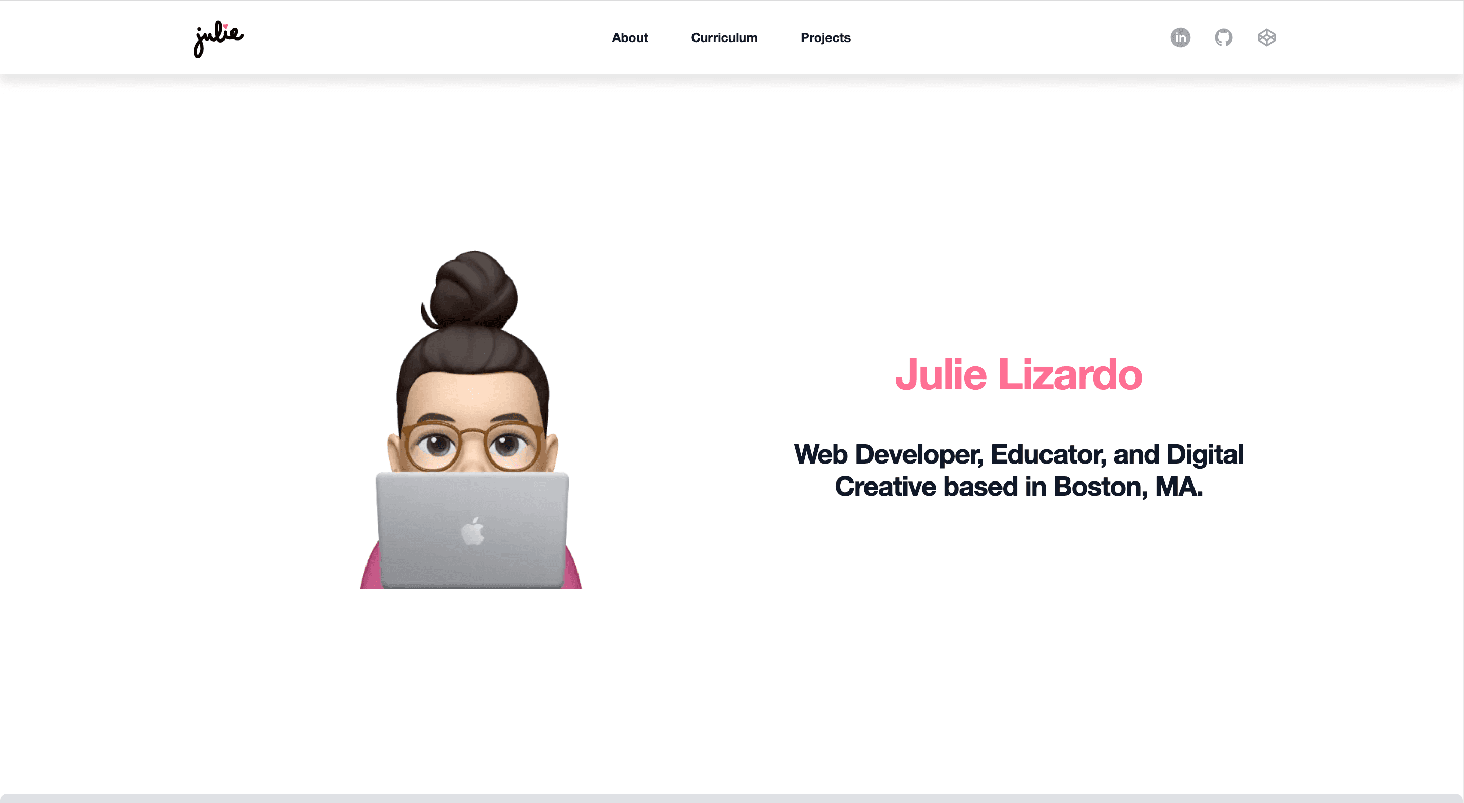 Personal Website Screenshot